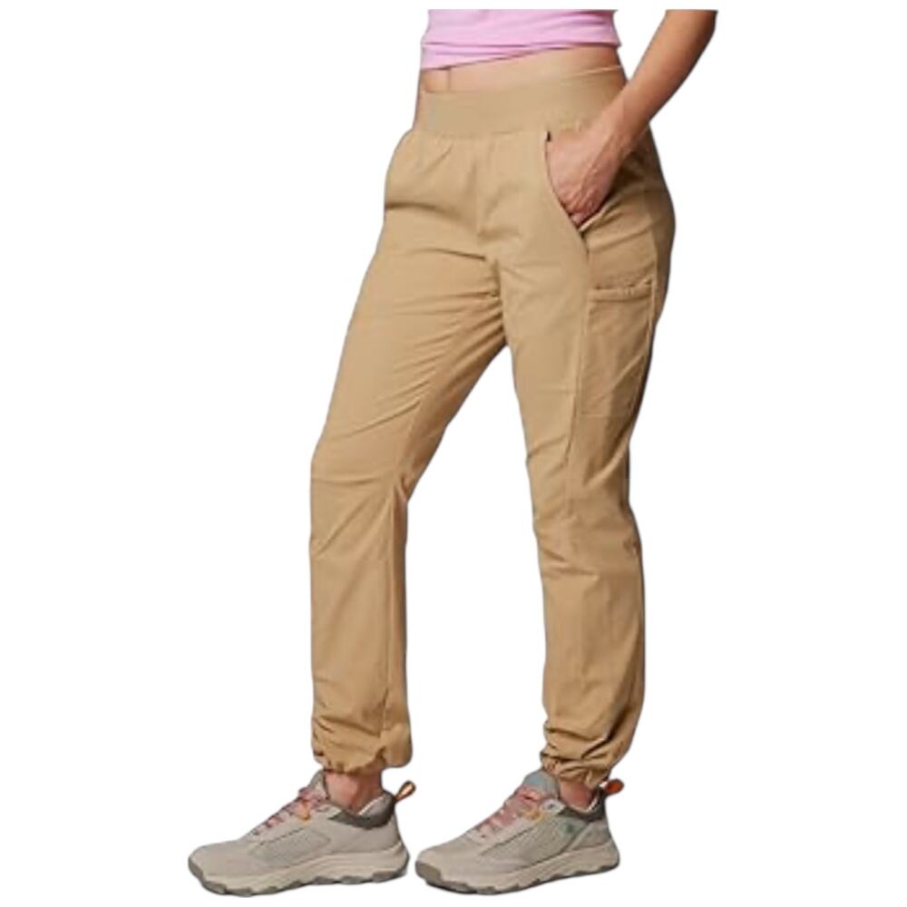 NEW Columbia Women's Leslie Falls Pant in Camel Tan Canoe Size Small